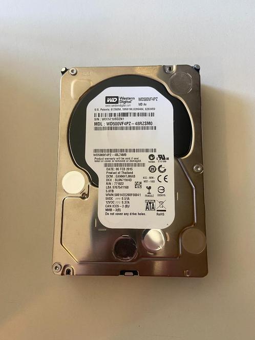 WD Re Enterprise 5tb NAS - SERVER HDD *WD5000VF4PZ*, Computers en Software, Harde schijven, Zo goed als nieuw, HDD, SATA, Ophalen of Verzenden