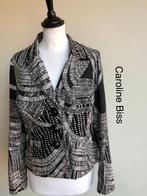 Caroline Biss Blazer 97% katoen {mt: 40} 5585-11,2, Kleding | Dames, Maat 38/40 (M), Caroline Biss, Zwart, Caroline Biss