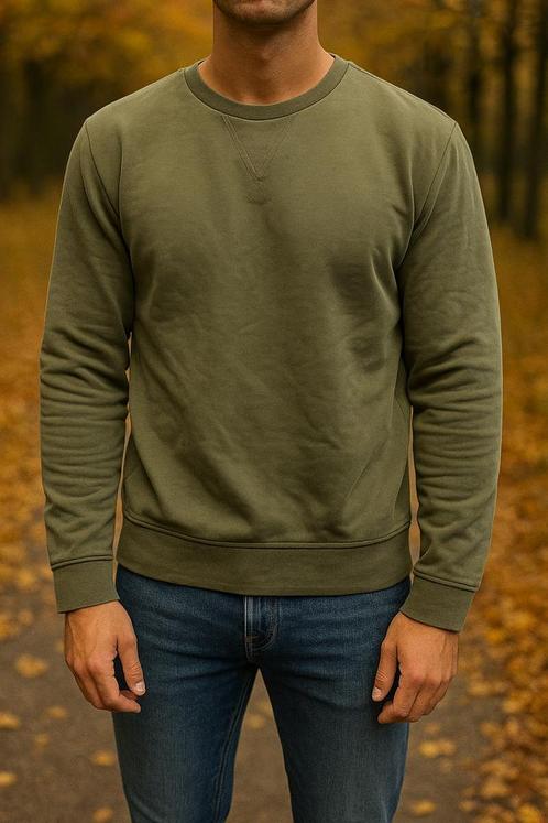 Jack & Jones Sweater – Bosgroen | Maat XXL, Kleding | Heren, Truien en Vesten, Zo goed als nieuw, Overige maten, Groen, Ophalen of Verzenden