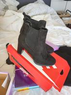 Zwarte enkellaarsjes met hak - Maat 39, Kleding | Dames, Schoenen, Zwart, Lage of Enkellaarzen, Ophalen of Verzenden, Zo goed als nieuw