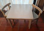 Degelijke houten tafel en stoeltjes voor kinderen, Kinderen en Baby's, Kinderkamer | Tafels en Stoelen, Ophalen, Zo goed als nieuw