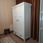 Origineel houten Zweedse witte kledingkast., Ophalen, Gebruikt, 100 tot 150 cm, 150 tot 200 cm