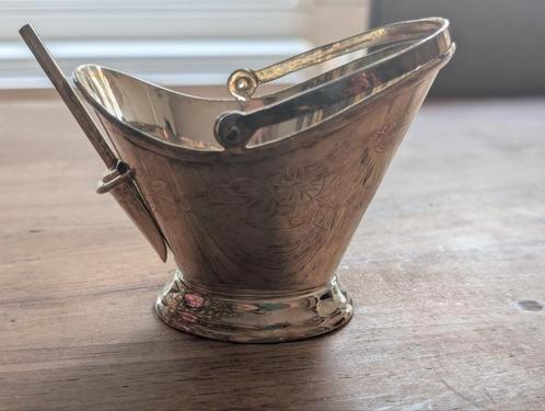 D.E. zilveren Suikeremmer met Schepje, Antiek en Kunst, Antiek | Goud en Zilver, Zilver, Ophalen of Verzenden
