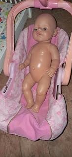 Grote Baby Born pop met accessoires, Ophalen of Verzenden, Gebruikt, Babypop