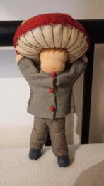 Vilten popje paddestoel, Ophalen of Verzenden, Zo goed als nieuw, Figuurtje(s), Wolvilt