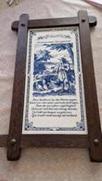 oude tegels in lijst eerst gezaaid dan gemaaid, Ophalen of Verzenden