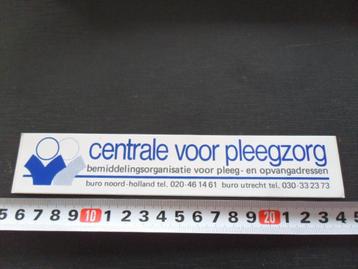 sticker Centrale voor Pleegzorg  Buro Utrecht  beschikbaar voor biedingen