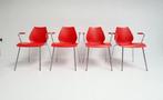 Set van 4 Maui Kartell stoelen van Vico Magistretti, 1980's, Gebruikt, Design, Vier, Metaal