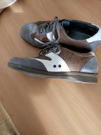 Durea Veterschoenen - Maat 4,5H - Wit/Bruin/Grijs, Ophalen of Verzenden, Gedragen, Bruin