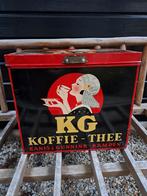 Winkelblik , voorraadblik KG koffie Thee Kampen geen emaille, Ophalen, Gebruikt, Reclamebord