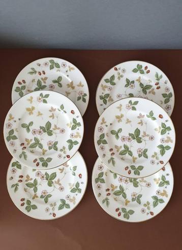 Wedgwood Wild Strawberry gebaksbordje 15 cm per stuk