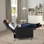 Ikea Gistad relax fauteuil. In Kunstleer., Huis en Inrichting, Stoelen, Ophalen, Zo goed als nieuw, Zwart, Eén