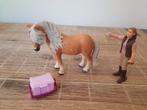 Schleich ijslander paard met verzorger en roze poetskist, Ophalen of Verzenden, Zo goed als nieuw