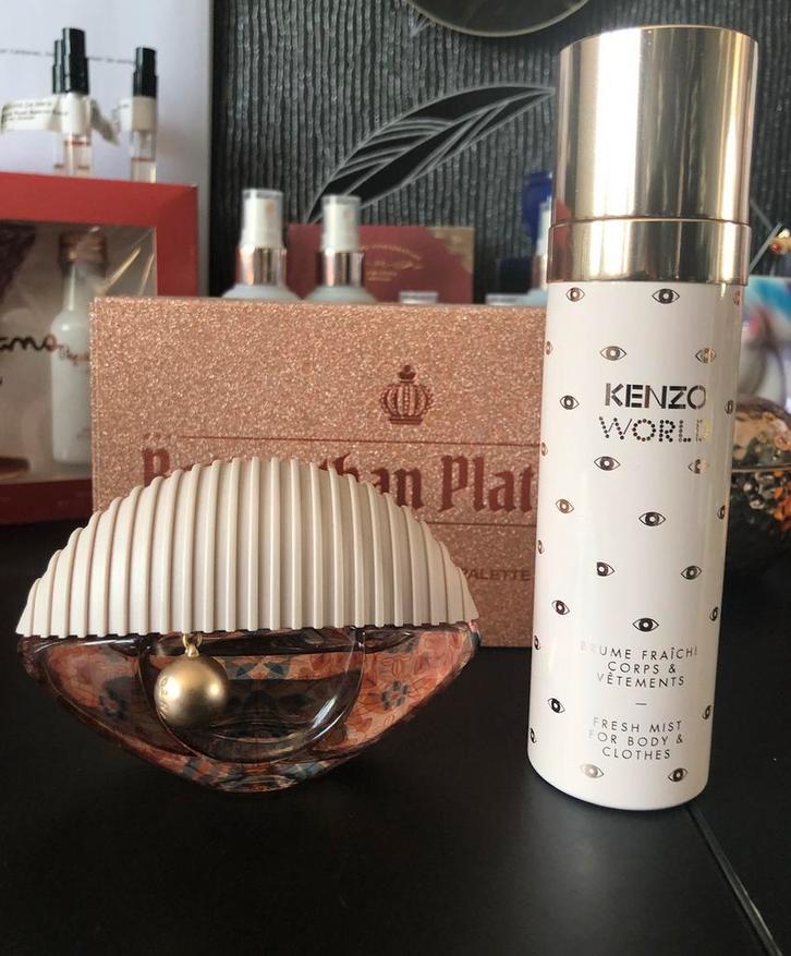 Kenzo world edt 50ml parfum + bodymist 100ml, Sieraden, Tassen en Uiterlijk, Uiterlijk | Parfum, Zo goed als nieuw, Ophalen of Verzenden