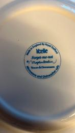6 kop en schotels Forget me not Marjolein Bastin, Huis en Inrichting, Keuken | Servies, Ophalen of Verzenden, Zo goed als nieuw