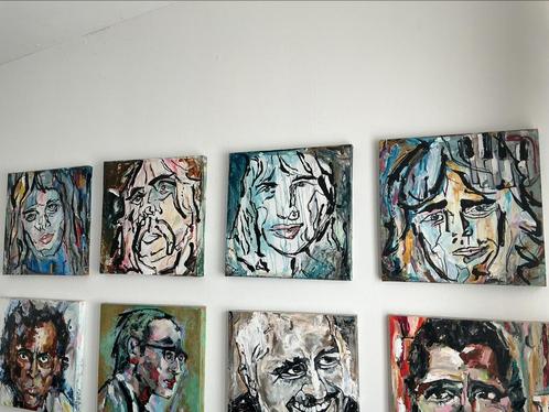 Pink Floyd ~ portret schilderijen ~ atelier, Huis en Inrichting, Woonaccessoires | Schilderijen, Tekeningen en Foto's, Nieuw, Schilderij