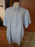 overhemd blauw ruitje maat 44, Kleding | Heren, Overhemden, Blauw, Halswijdte 43/44 (XL), Zo goed als nieuw, Verzenden
