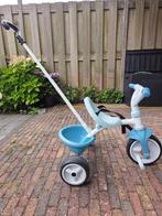 Smoby Blauw - Driewieler met duwstang, Kinderen en Baby's, Speelgoed | Buiten | Voertuigen en Loopfietsen, Ophalen, Gebruikt, Overige typen
