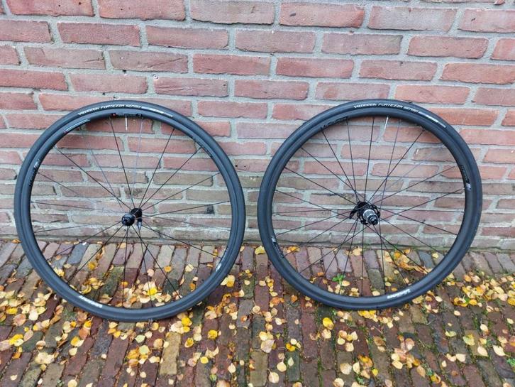 Vision Trimax 25 KB Race Wielset Grijs, Fietsen en Brommers, Fietsonderdelen, Zo goed als nieuw, Racefiets, Wiel, Ophalen of Verzenden