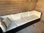 Loungebank tuin, Ophalen, Kunststof, Gebruikt, 6 zitplaatsen