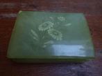 Vintage albasten doos., Antiek en Kunst, Ophalen of Verzenden