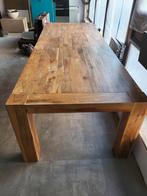 Massieve houten tafel, Huis en Inrichting, Ophalen, Vijf personen of meer, Rechthoekig, 50 tot 100 cm