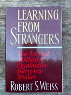 Learning From Strangers - Robert S. Weiss, Ophalen of Verzenden, Zo goed als nieuw, Non-fictie