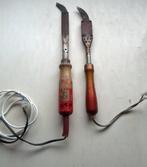 2 oude soldeerbouten, Antiek en Kunst, Antiek | Gereedschap en Instrumenten, Ophalen of Verzenden