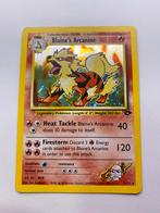 POKEMON BLAINE’s ARCANINE HOLO 1/132 - GYM CHALLANGE, Ophalen of Verzenden, Losse kaart, Zo goed als nieuw