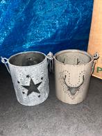 2 riverdale kerst theelichthouders, Ophalen, Gebruikt, Overige materialen, Minder dan 25 cm