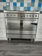 Smeg 6 pits gasfornuis met oven en grill, Witgoed en Apparatuur, Fornuizen, 5 kookzones of meer, Vrijstaand, Gebruikt, Ophalen of Verzenden