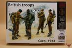 Master Box 1/35 British Troops Caen 1944, Hobby en Vrije tijd, Modelbouw | Figuren en Diorama's, Nieuw, Figuur of Figuren, 1:35 tot 1:50