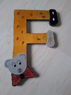 HOUTEN LETTER F, Ophalen of Verzenden, Zo goed als nieuw