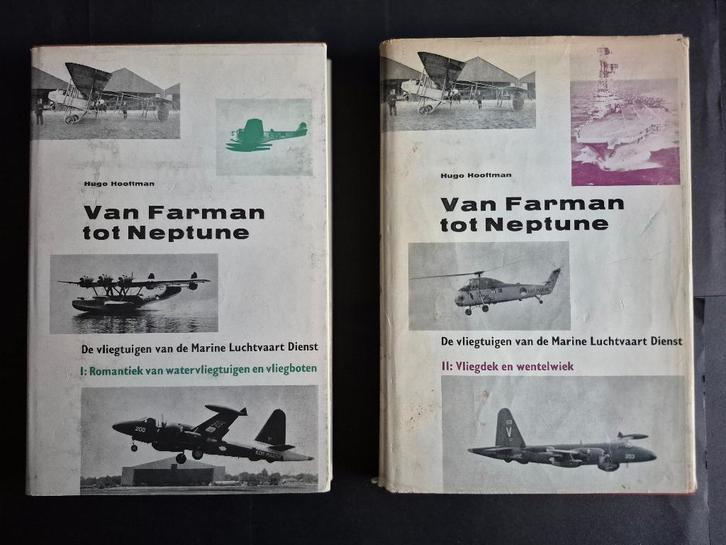 Boeken Van Farman tot Neptune deel 1 en 2 (BK611), Verzamelen, Luchtvaart en Vliegtuigspotten, Gebruikt, Boek of Tijdschrift, Ophalen of Verzenden