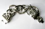 Mooie Solide roestvrij stalen armband hoogglans gepolijst, Sieraden, Tassen en Uiterlijk, Armbanden, Ophalen, Zo goed als nieuw