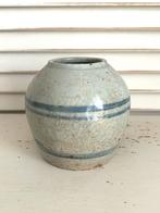 Antiek Chinese gemberpot Swatow aardewerk grijs blauw, Ophalen