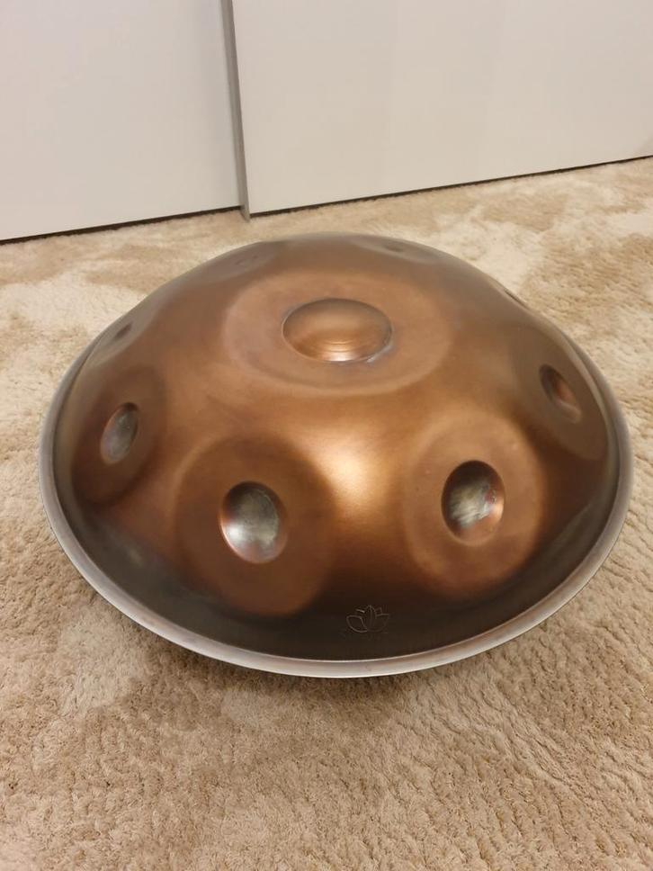 Sunyata Handpan E mineur 17 noten ember steel, Muziek en Instrumenten, Percussie, Zo goed als nieuw, Melodische percussie, Ophalen