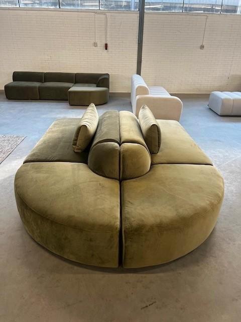 4x6 sofa modulaire banken met ronde vormen, tot 70% korting!, Huis en Inrichting, Banken | Complete zithoeken, Zo goed als nieuw
