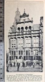 Den Haag 1923, het oude stadhuis aan de Groenmarkt, Verzamelen, Foto's en Prenten, Verzenden, Voor 1940, Gebruikt, Gebouw