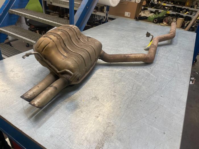 Uitlaat Einddemper van een Mercedes C-Klasse, Auto-onderdelen, Uitlaatsystemen, Mercedes-Benz, Gebruikt, 3 maanden garantie, Ophalen of Verzenden