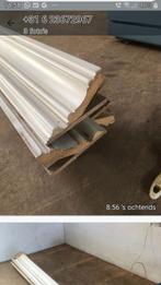 houten lijstwerk 7 van245 cm lang, Doe-het-zelf en Verbouw, Plinten en Afwerking, Ophalen, Overige materialen, Overige typen, Nieuw
