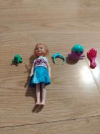 Pop met octopus, haarband en knijper, Ophalen of Verzenden, Zo goed als nieuw, Barbie