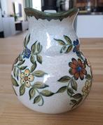 Prachtige kan, vaas Gouda plateel in perfecte staat, Antiek en Kunst, Ophalen of Verzenden