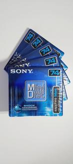 NEW > 5x Minidisc Sony 74 Min Sapphire Blue, Audio, Tv en Foto, Walkmans, Discmans en Minidiscspelers, Ophalen of Verzenden, Walkman