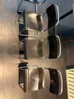 gispen 101 stoelen, Huis en Inrichting, Stoelen, Gebruikt, Zwart, Ophalen of Verzenden, Vier