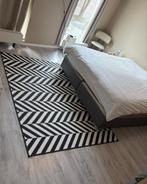 IKEA vloerkleed – zwart/wit – 225 x 160 cm, Ophalen, 150 tot 200 cm, Zo goed als nieuw, Rechthoekig