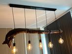 Tka boomstam hanglamp gegoten in epoxy, Ophalen, Zo goed als nieuw, 75 cm of meer