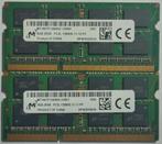 16GB DDR3 2x8GB PC3L-12800 1600MHz Micron Sodimm 3414 5115, Computers en Software, RAM geheugen, Gebruikt, Verzenden, DDR3, 1600MHz