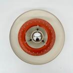Dijkstra Plafondlamp Jaren 70 Oranje, Huis en Inrichting, Lampen | Plafondlampen, Kunststof, Gebruikt, Lamp, Lamp