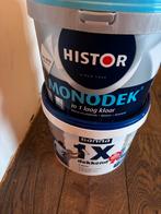 2 Emmers Muurverf RAL9010 - Zo Goed Als Vol, Doe-het-zelf en Verbouw, Verf, Beits en Lak, Ophalen, Wit, 10 tot 15 liter, Verf